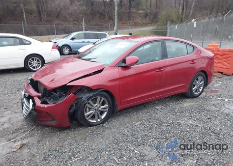 2017 Hyundai Elantra Se из США, поврежденный, VIN KMHD84LF1HU069197